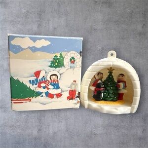 Vintage Avon Winter Fun Tree Ornament - 1983